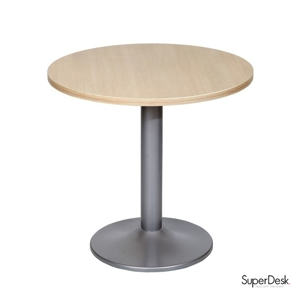שולחן ישיבות עגול בשילוב רגל מתכת 4